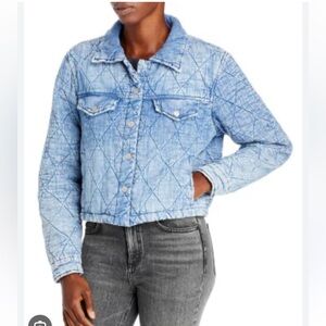 Blank NYC Quilted Puffer Denim Jacket